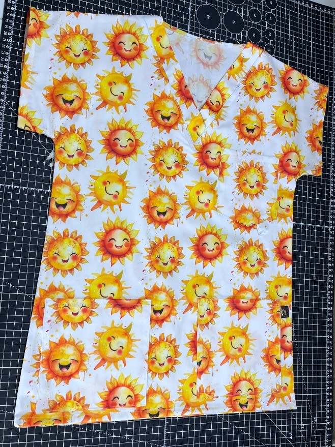 Halenka s našitými rukávy